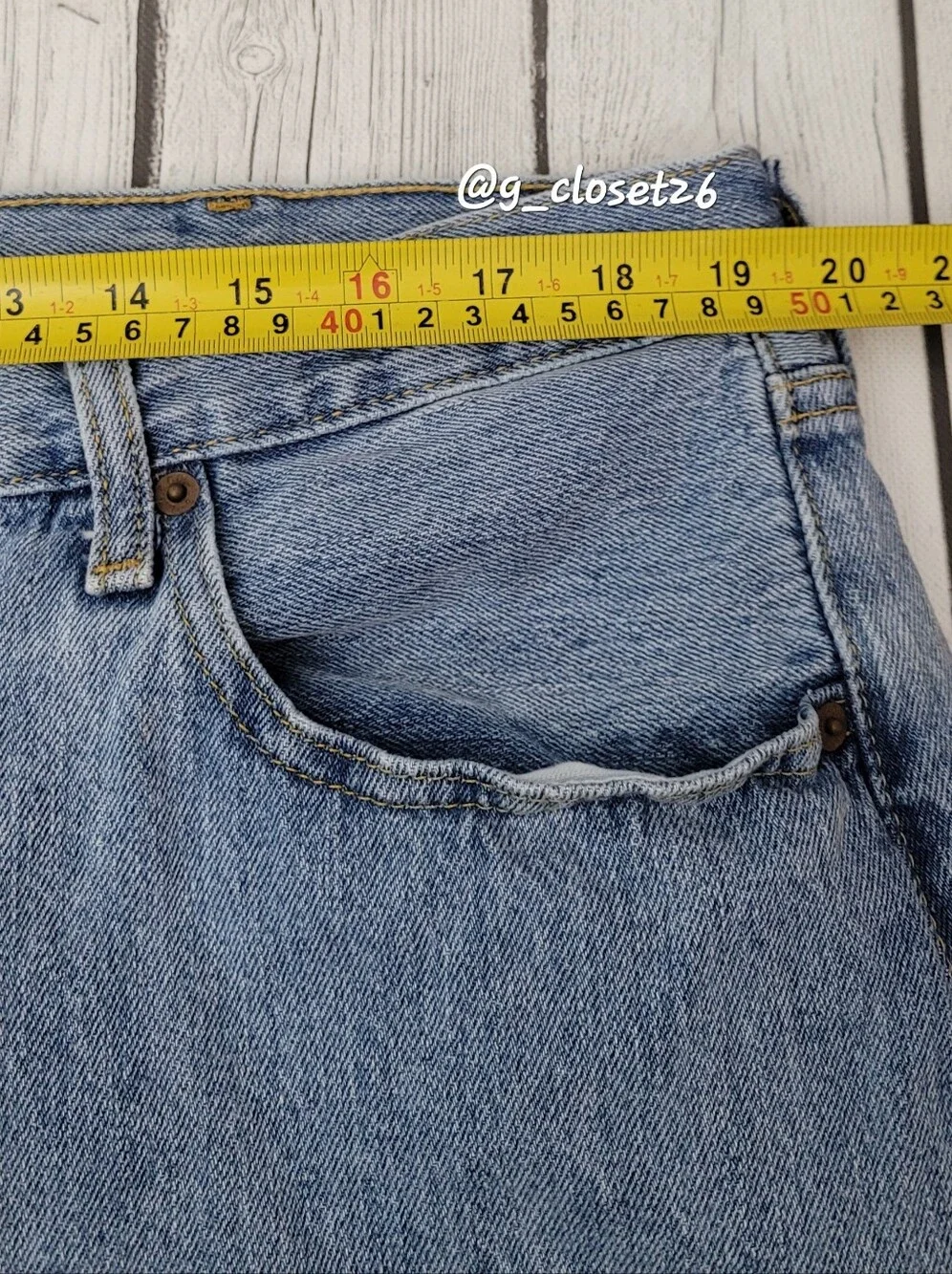 Vintage Button Fly XX Levi's 501® Men's Light Blue Denim Jeans